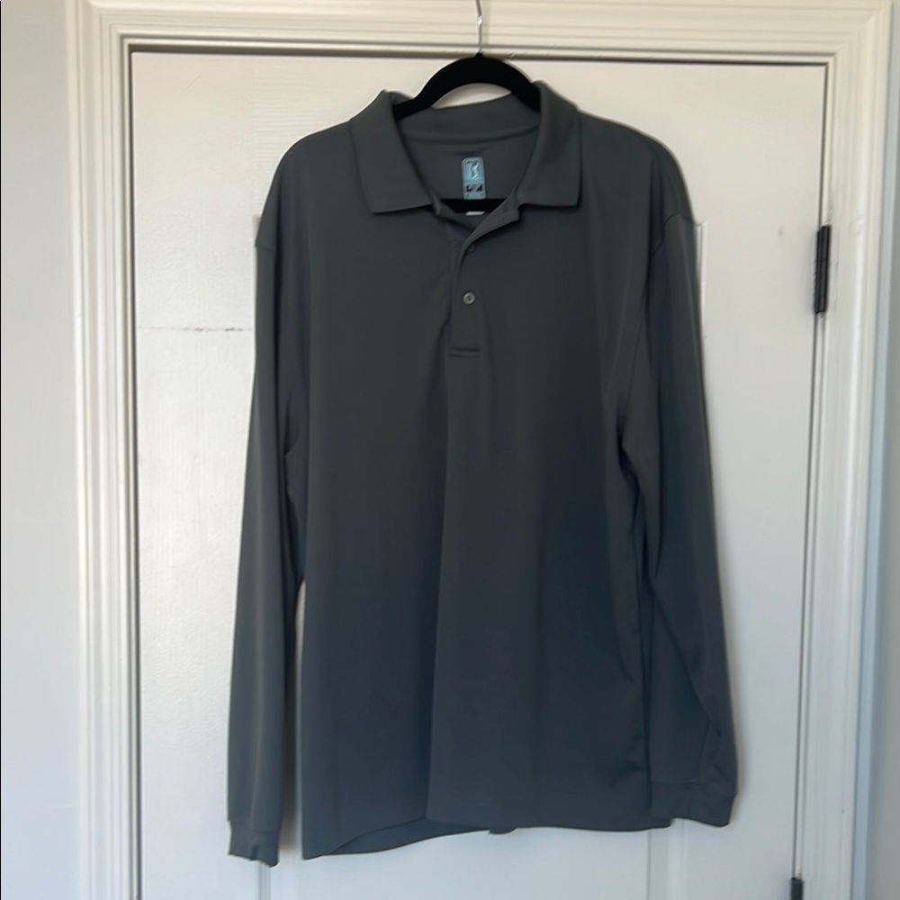 PGA Tour long sleeved golf polo